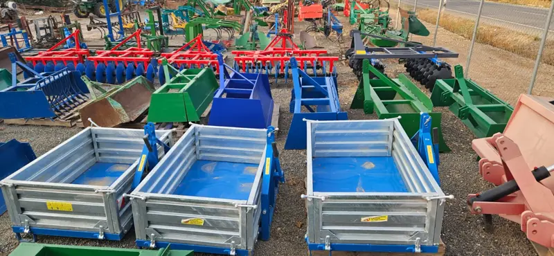 Cajones de tractor galvanizados